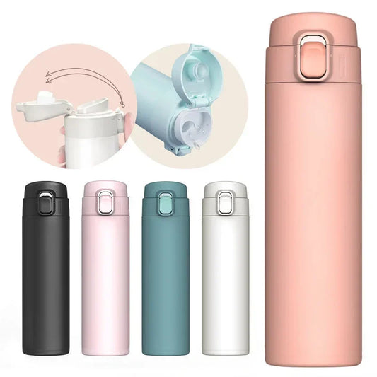 450ML Thermos Water Bottle Stainless Steel Insulation Vacuum Flasks Cup Keep Cold and Hot Mug Vacuum Flask Car Water Bottle